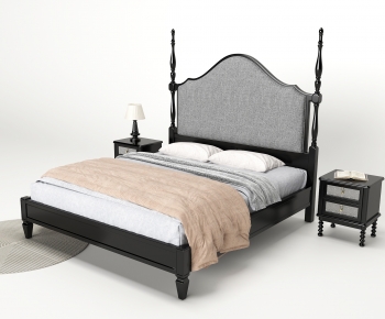 American Style Double Bed-ID:715367081