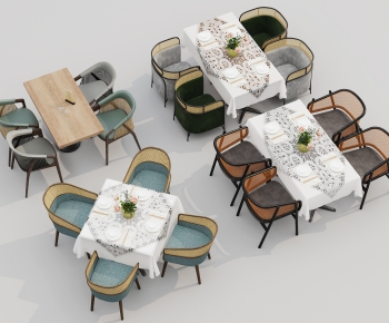 New Chinese Style Dining Table And Chairs-ID:727821119