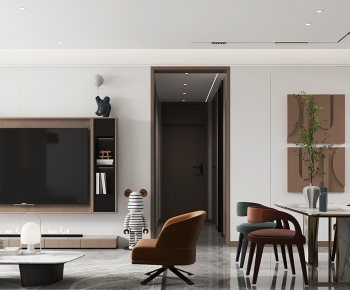 Modern A Living Room-ID:461446051