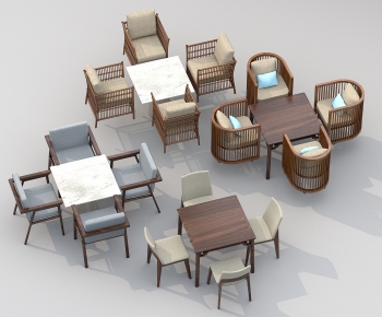 New Chinese Style Leisure Table And Chair-ID:206078055