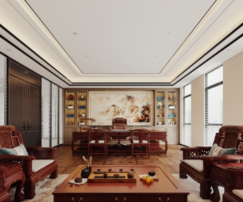 New Chinese Style Chinese Style Manager's Office-ID:643922093