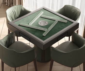 Modern Mahjong Tables And Chairs-ID:815629018