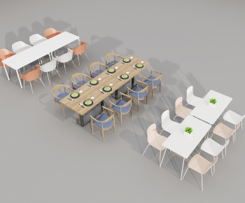 Modern Dining Table And Chairs-ID:109714036