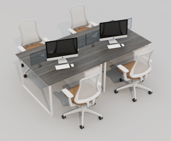 Modern Office Desk And Chair-ID:484447967