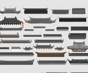 New Chinese Style Chinese Style Building Component-ID:192909962