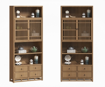 New Chinese Style Decorative Cabinet-ID:542999032