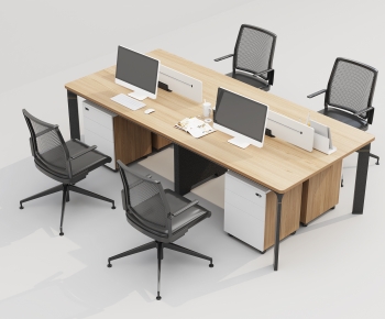 Modern Office Desk And Chair-ID:620341064