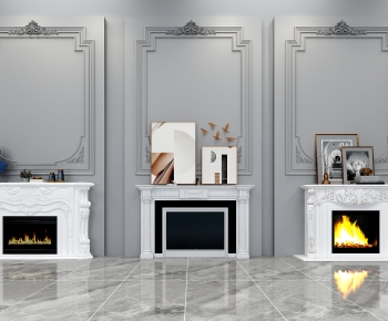 Simple European Style Fireplace-ID:169117931