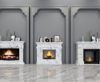 Simple European Style Fireplace-ID:765825031