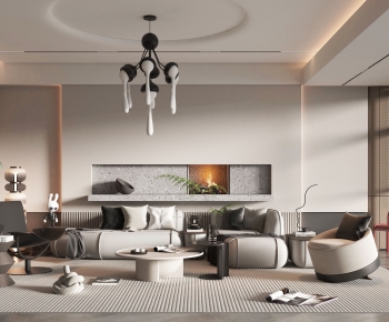 Modern A Living Room-ID:958328013
