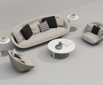 现代异型休闲沙发茶几组合-ID:908099895