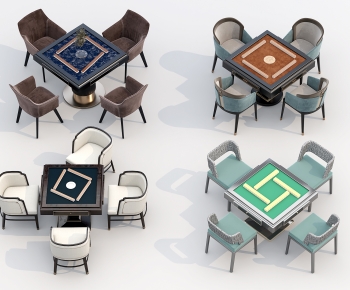 新中式麻将桌椅组合-ID:151600883