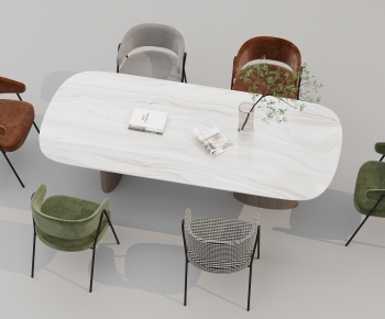 Modern Dining Table And Chairs-ID:265141966