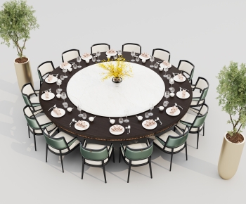 New Chinese Style Dining Table And Chairs-ID:733520038