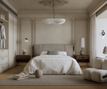 Modern French Style Bedroom-ID:305121906