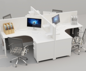 Modern Office Desk And Chair-ID:185152056