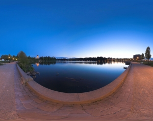 hdr滨水公园夜景-ID:733314996