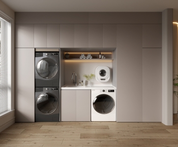 Modern Laundry Cabinet-ID:501498945