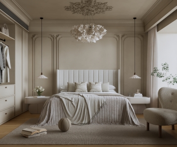 Modern French Style Bedroom-ID:167884118