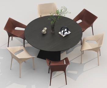 Modern Dining Table And Chairs-ID:524871114