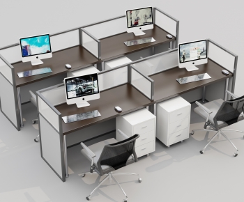 Modern Office Desk And Chair-ID:197766077