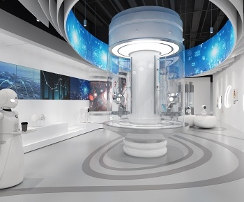 现代医疗科技展厅3D模型