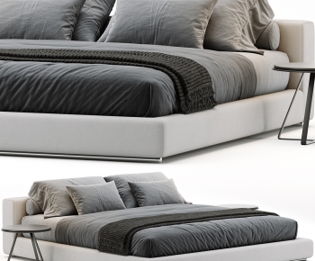 Modern Double Bed-ID:396756899
