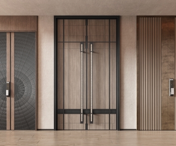 New Chinese Style Entrance Door-ID:321271908