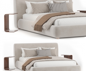 Modern Double Bed-ID:351672892