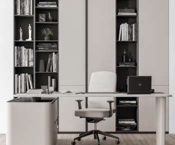 Modern Office Desk And Chair-ID:927218912