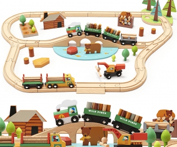 现代儿童火车玩具-ID:241904024