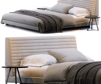 Modern Double Bed-ID:146852025