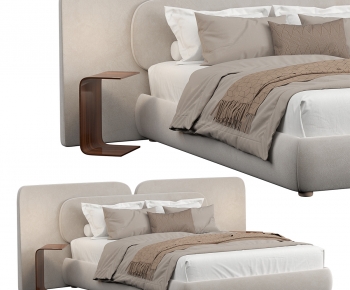 Modern Double Bed-ID:912354954