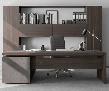 Modern Office Desk And Chair-ID:947252044