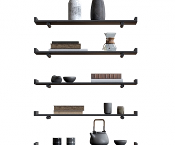 New Chinese Style Shelving-ID:910187013