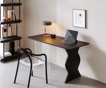 Modern Computer Desk And Chair-ID:536266093
