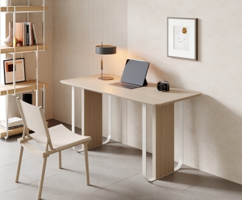 Modern Computer Desk And Chair-ID:918113959