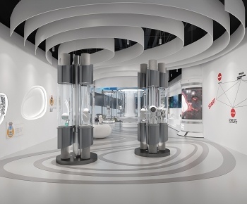 现代医疗科技展厅3D模型
