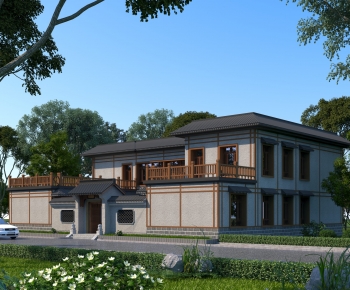 New Chinese Style Detached Villa-ID:694749476