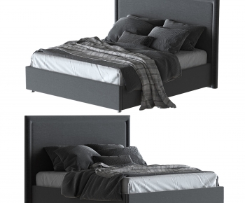 Modern Double Bed-ID:300797946