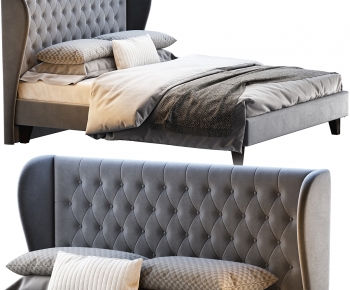 Modern Double Bed-ID:479947092