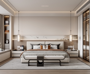 New Chinese Style Bedroom-ID:112020026