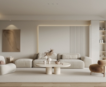 Wabi-sabi Style A Living Room-ID:306792975