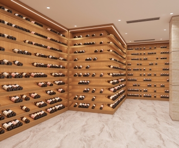 Modern Wine Cellar/Wine Tasting Room-ID:757837064