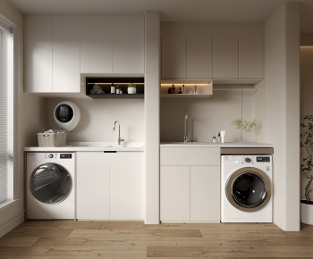 Modern Laundry Cabinet-ID:286307101