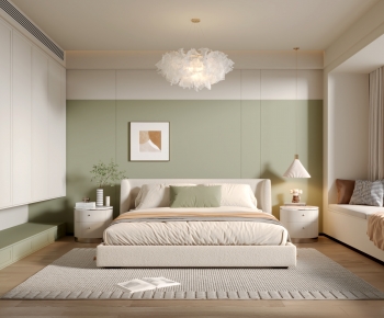 Nordic Style Bedroom-ID:621865034