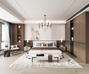 New Chinese Style Bedroom-ID:283252004