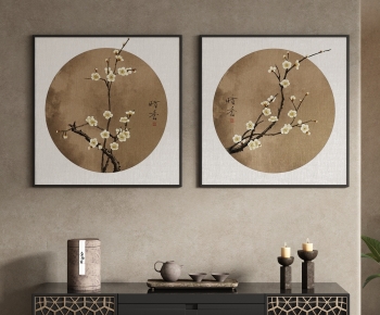 中式中古风装饰挂画-ID:674351932