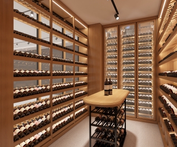 Modern Wine Cellar/Wine Tasting Room-ID:268812897