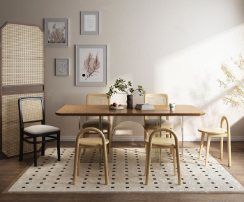 Modern Dining Table And Chairs-ID:923908954